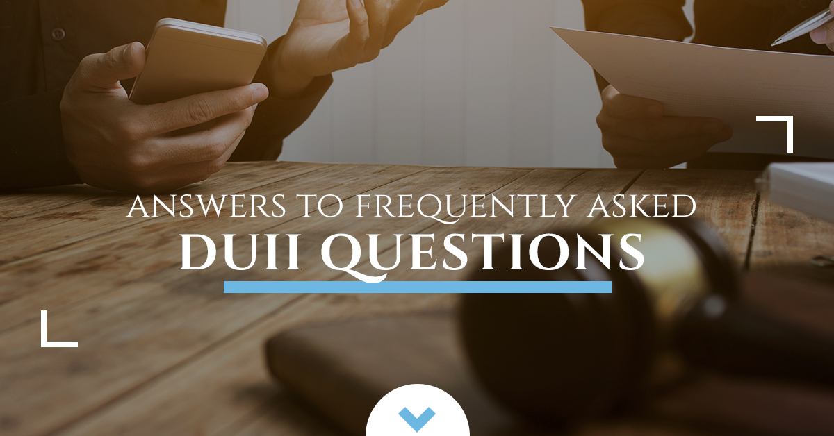 Answers to Frequently Asked DUII Questions