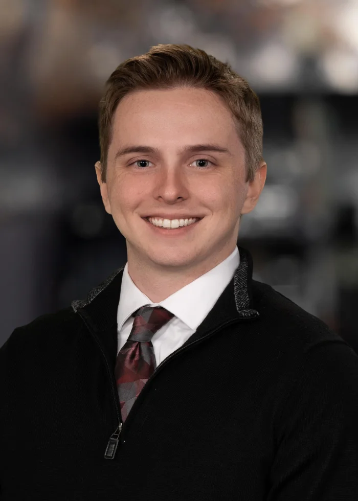 Professional headshot of Dylan Ingledue, Client Service and Intake Specialist at Donahue Law Firm